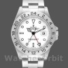 Mens Rolex Explorer II 40mm Mens-16570-Stainless Steel-White Dial White Replica Image