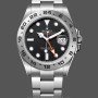 Men's Rolex Explorer II 42mm Men's-m226570 0002-Stainless Steel-Black Dial Black