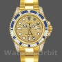 Men's Rolex GMT‑Master II-116758, 40mm, Yellow Gold, Pave Dial, Men’s Pave