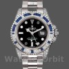 Mens Rolex GMT‑Master II-116759SA, 40mm, White Gold, Black Dial, Men’s Black Replica Watch Image