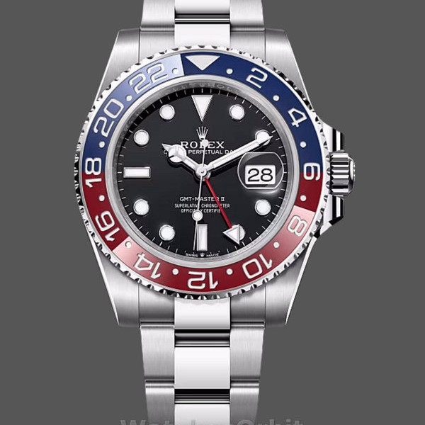 Mens Rolex GMT‑Master II-126710BLRO 0002, Black Replica Watch Image