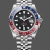 Men's Rolex GMT-Master II Stainless Steel 40MM with Black Dial and Red Bezel Black