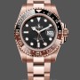 Men's Rolex GMT-Master II 40mm Men's-126715CHNR-Black Dial-Everose Case Black