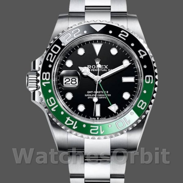 Mens Rolex GMT‑Master II-126720VTNR, 40mm, Black Dial, Men’s Black Replica Watch Image
