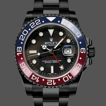 Men's Rolex GMT‑Master II 40-126710BLRO 0002, Pepsi, Black Dial, Black Dial