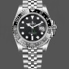 Men's Rolex GMT Master II-M126710GRNR 0003, 40mm, Steel & 18K Yellow Gold, Automatic, Black Dial Black