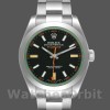 Men's Rolex Milgauss 40mm Men's-116400GV-Stainless Steel-Black Dial Black