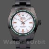Men's Rolex Milgauss 40mm Men's-PR116610-Stainless Steel-White Dial Black