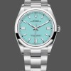 Mens 2024 Rolex Oyster Perpetual-126000, Stainless Steel, Baby Blue Dial, Blue Replica Watch Image