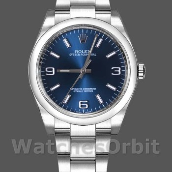 Unisex's Rolex Oyster Perpetual 36mm Unisex-116000-Blue Dial-Automatic Blue