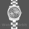 Womens Rolex Oyster Perpetual 26mm Womens-176200-Rhodium Grey Roman Numeral Dial Grey<br /> Replica Watch Image