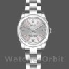 Womens Rolex Oyster Perpetual 26mm Womens-176200-Silver Dial-Pink Luminous Markers Silver Replica Image