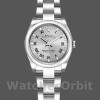 Womens Rolex Oyster Perpetual 26mm Womens-176200-Silver Roman Numeral Dial Silver Replica Watch Image