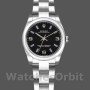 Women's Rolex Oyster Perpetual 26mm Women's-176200-Stainless Steel-Blue Index Dial Blue