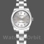 Women's Rolex Oyster Perpetual 26mm Women's-176200-Stainless Steel-Silver Dial Silver