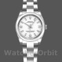Women's Rolex Oyster Perpetual 26mm Women's-176200-Stainless Steel-White Dial White