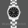 Women's Rolex Oyster Perpetual 26mm Women's-176234-Fluted Bezel-Black Arabic Dial Black