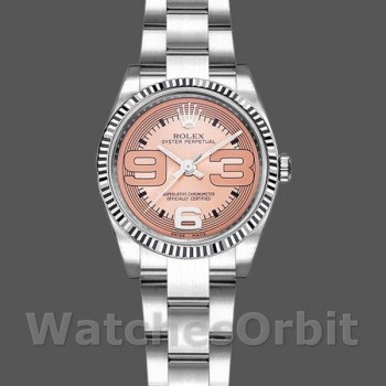 Women's Rolex Oyster Perpetual 26mm Women's-176234-Pink Maxi Arabic Numerals Dial Pink