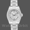 Womens Rolex Oyster Perpetual 26mm Womens-176234-Silver Maxi Arabic Dial Silver Replica Image