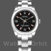 Womens Rolex Oyster Perpetual 31mm Womens-177200-Black Dial-Pink Baton Black Replica Image