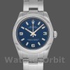 Womens Rolex Oyster Perpetual 31mm Womens-177200-Blue Arabic Dial-Domed Bezel Blue Replica Image