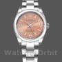 Women's Rolex Oyster Perpetual 31mm Women's-177200-Pink Dial-Domed Bezel Pink