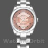 Womens Rolex Oyster Perpetual 31mm Womens-177200-Pink Maxi Arabic Dial-Domed Bezel Pink Replica Watch Image