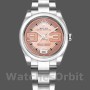Women's Rolex Oyster Perpetual 31mm Women's-177200-Pink Maxi Arabic Dial-Domed Bezel Pink