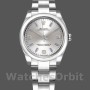 Women's Rolex Oyster Perpetual 31mm Women's-177200-Silver Dial-Blue Markers Silver