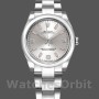 Women's Rolex Oyster Perpetual 31mm Women's-177200-Silver Dial-Pink Markers Silver