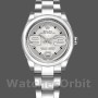 Women's Rolex Oyster Perpetual 31mm Women's-177200-Silver Maxi Arabic Dial Silver