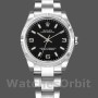 Women's Rolex Oyster Perpetual-177210, 31mm, Stainless Steel, Black Dial, Lady Black