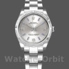 Womens Rolex Oyster Perpetual 31mm Womens-177210-Silver Dial-Blue Hour Markers Silver Replica Image