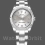 Women's Rolex Oyster Perpetual 31mm Women's-177210-Silver Dial-Blue Hour Markers Silver