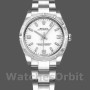 Women's Rolex Oyster Perpetual 31mm Women's-177210-Stainless Steel-White Dial White
