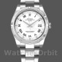 Unisex's Rolex Oyster Perpetual Date 36mm Unisex-115210-White Roman Numeral Dial White