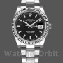 Unisex's Rolex Oyster Perpetual 34mm Unisex-115234-Black Dial Black