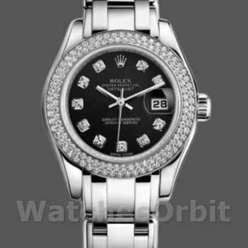 Women's Rolex Pearlmaster 29mm Women's-80339-Diamond Bezel Luxury