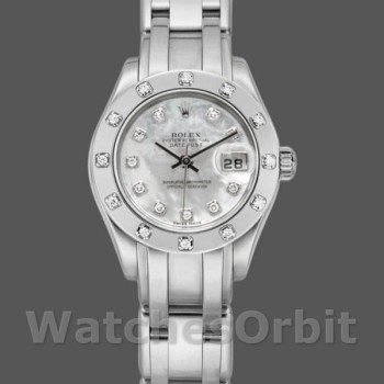 Women's Rolex Pearlmaster 29mm Women's-80319-MOP Diamond Dial Luxury