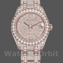 Men's Rolex Pearlmaster 39mm Men's-86405RBR-Everose Gold-Paved Diamond Dial Luxury