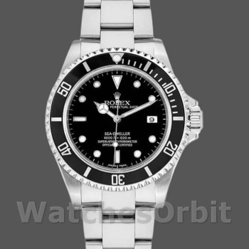 Men's Rolex Sea-Dweller Deepsea 40mm Men's-16600-Stainless Steel-D-Blue-Black Dial Black