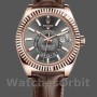 Men's Rolex Sky-Dweller 42mm Men's-326135-Dark Rhodium Dial Dark Rhodium
