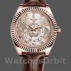 Mens Rolex Sky-Dweller 42mm Mens-326135-Sundust Dial-Rose Gold Sundust<br /> Replica Image