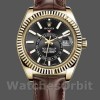 Mens Rolex Sky-Dweller 42mm Mens-326138-Black Dial-Yellow Gold Black<br /> Replica Image