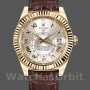 Men's Rolex Sky-Dweller 42mm Men's-326138-Sunray Silver Dial-Yellow Gold Silver<br />