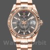 Mens Rolex Sky-Dweller 42mm Mens-326935-Everose Gold-Dark Rhodium Stick Dial Dark Rhodium&nbsp;<br /> Replica Image