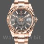 Men's Rolex Sky-Dweller 42mm Men's-326935-Everose Gold-Dark Rhodium Stick Dial Dark Rhodium&nbsp;<br />