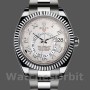 Men's Rolex Sky-Dweller 42mm Men's-326939-Fluted Bezel-Ivory Dial Ivory<br />