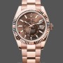Unisex's Rolex Day Date 36-m128238 0118, Fluted Bezel, Green Ombre Dial, President Bracelet, Green Ombre Dial