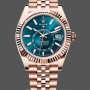 Men's Rolex Sky‑Dweller 42-m336935 0005, Everose Gold, Blue Green Dial, Men’s Blue Green Dial